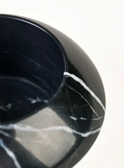 Marble säilytyspurkki musta