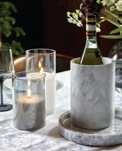 Marble viininjäähdytin vaaleanharmaa