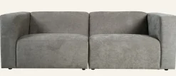 Moduulisohva 2 osaa käsinojalla harmaa - 220x93x73 cm