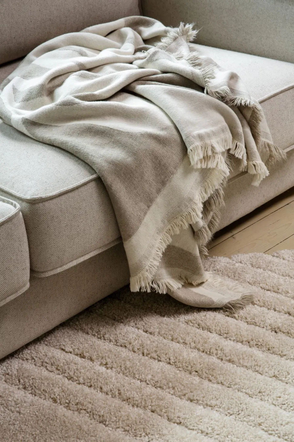 Nature torkkupeitto beige