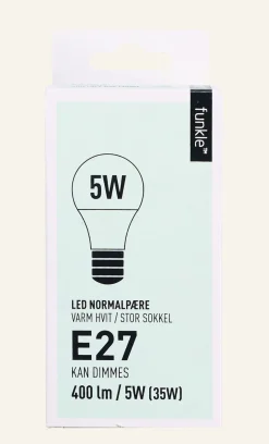 Normal w/dim E27 5W lamppu moniväri