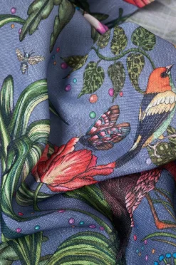 NW Tropical Loveland verho sininen
