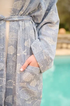 Ocean kimono sininen