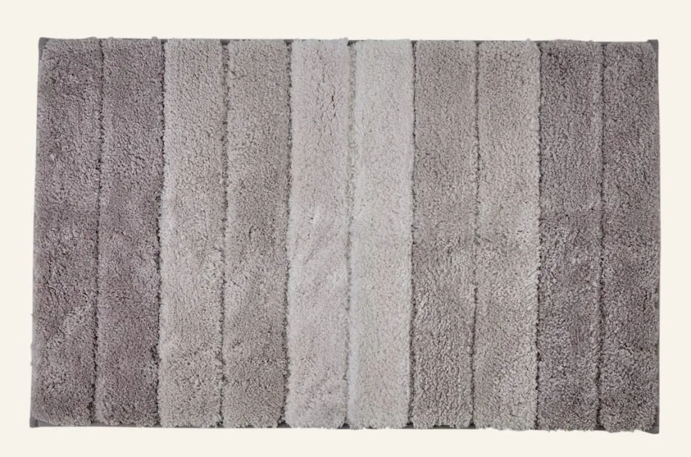Ombre stripe kylpyhuoneenmatto moniväri/beige