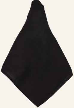 Pellavaservetti musta - 45x45 cm