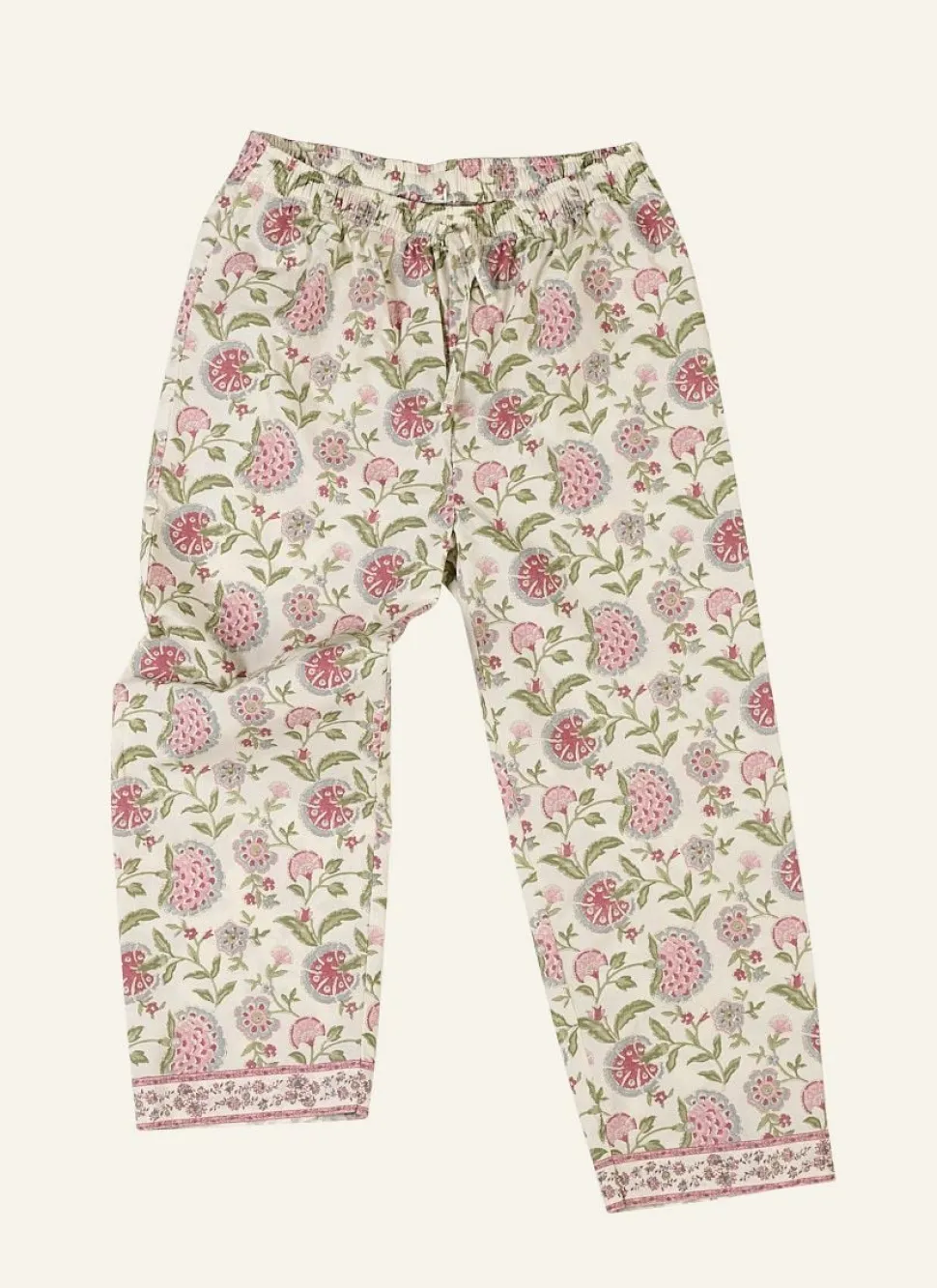 Petronella pyjamahousut moniväri/roosa