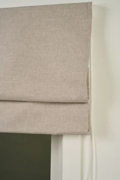 Pimentävä laskosverho beige - 140x140 cm
