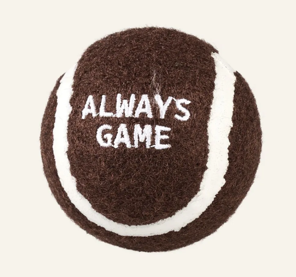 Play with me tennispallo ruskea