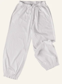 Pyjamahousut valkoinen - one size