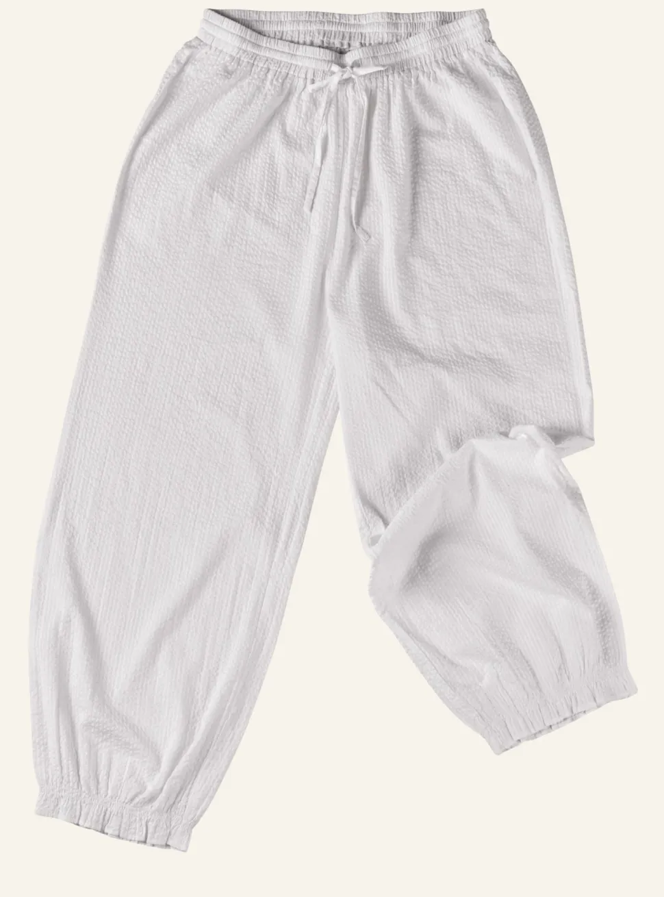 Pyjamahousut valkoinen - one size