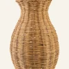 Rattan maljakko luonnonväri