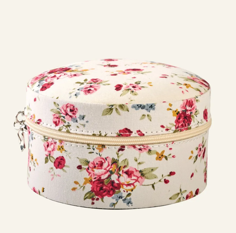 Rose korurasia vetoketjulla valkoinen
