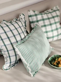 Ruth koristetyynynpäällinen vihreä