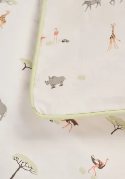 Safari pussilakanasetti moniväri/valkoinen