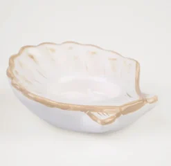 Sea shell kynttilälyhty beige