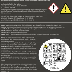 Sense Happy Gardenia tuoksukynttilä kulta