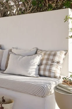 Smillan check koristetyyny beige