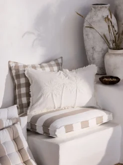 Smillan check koristetyyny beige