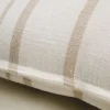 Smillan narrow stripe koristetyyny beige