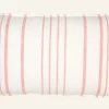 Smillan narrow stripe koristetyyny vaalea koralli