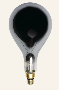 Smokey drop decor E27 4W lamppu hopea