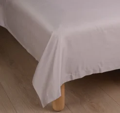 Soft Satin aluslakana vaaleanharmaa