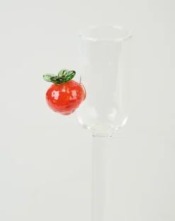 Strawberry kynttilänjalka läpikuultava