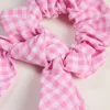 Summer Check elastic hiuslenkki roosa