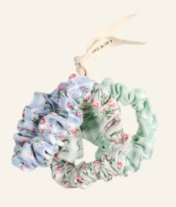 Summer Smal Elastic- 3 pack hiuslenkki vihreä
