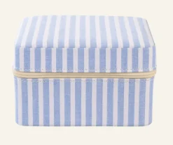 Summer stripe korurasia vetoketjulla sininen