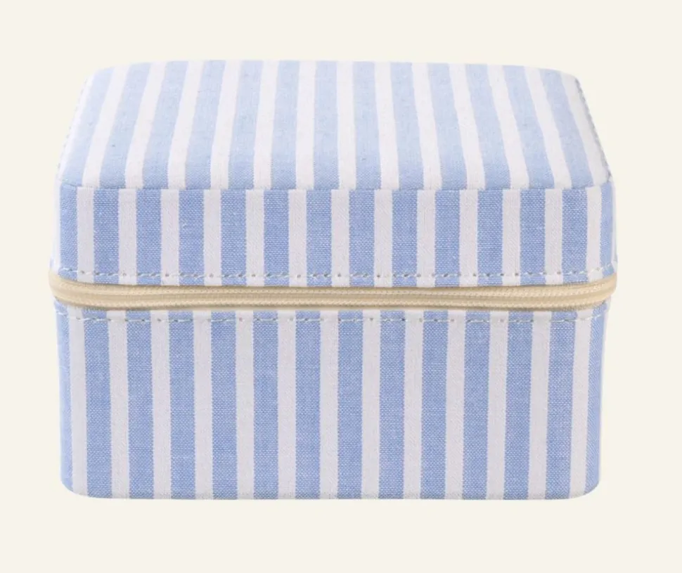 Summer stripe korurasia vetoketjulla sininen