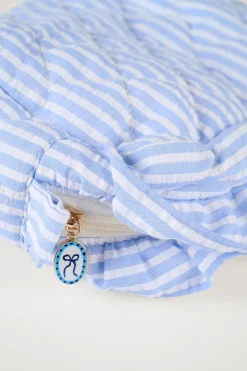 Summer stripe toilettilaukku sininen