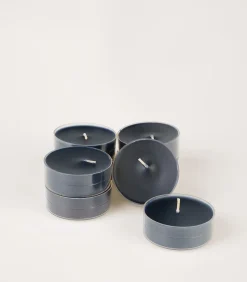 Suuret lämpökynttilät musta - 6x2 cm