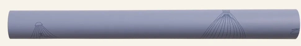 Tapetti sininen - 53 cm x10,5 m
