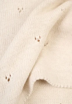 Torkkupeitto beige - 80x100 cm