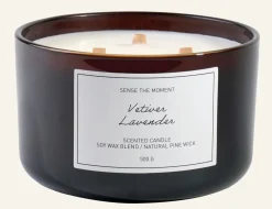 Vetiver Lavender large tuoksukynttilä harmaasininen