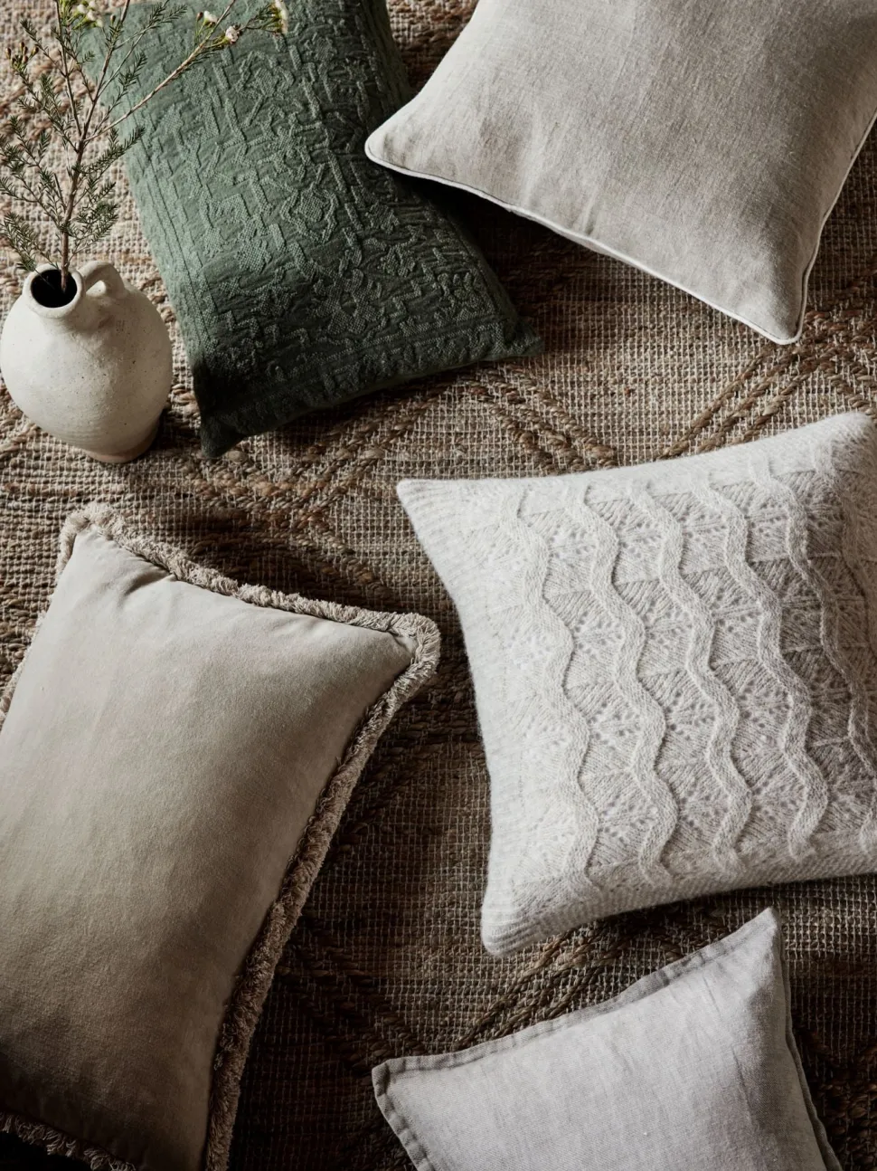 Vicky koristetyynynpäällinen beige