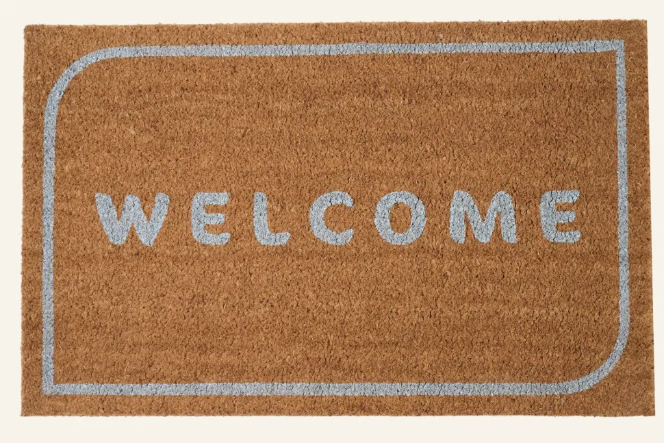 Welcome ovimatto vaaleansininen