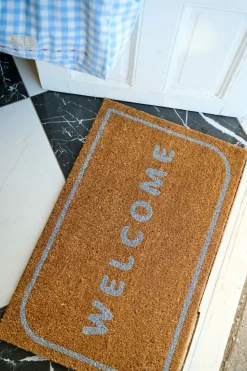 Welcome ovimatto vaaleansininen