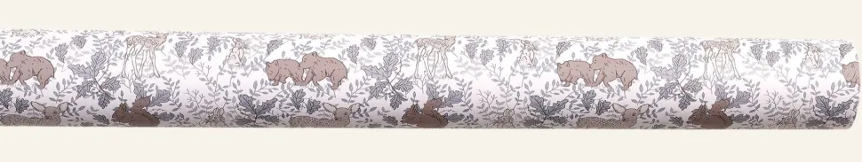 Wooden Animals tapetti sininen