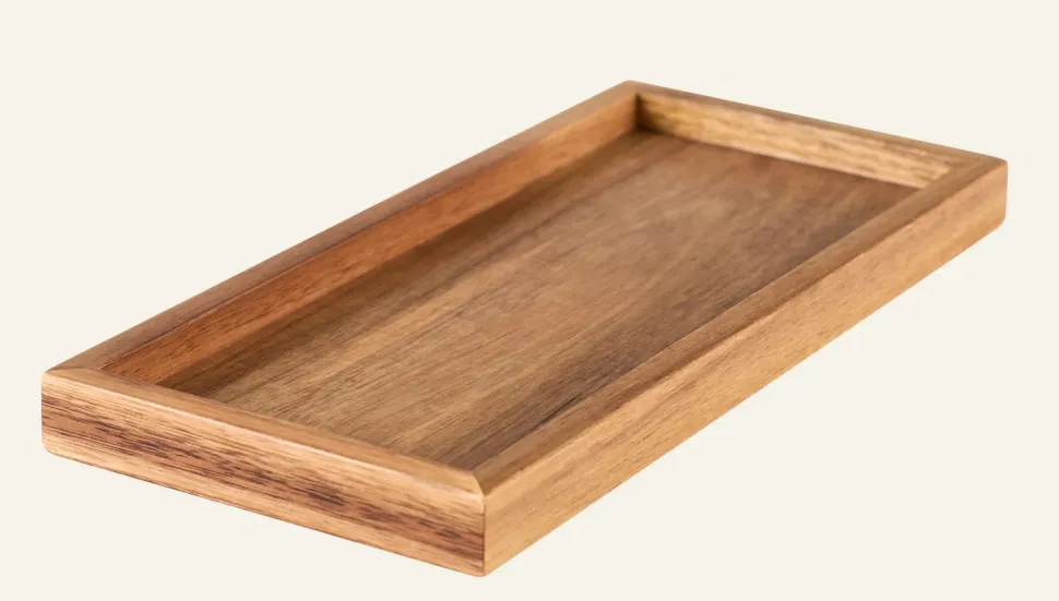 Wood tarjotin beige