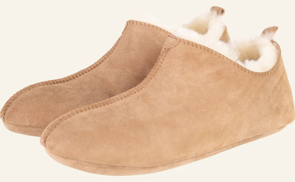 Woolen nahkatohvelit luonnonväri