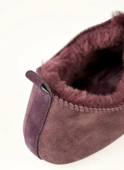 Woolen nahkatohvelit viininpunainen