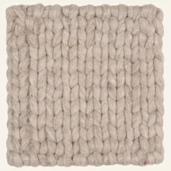 Wool Knit pannunalunen vaaleanharmaa