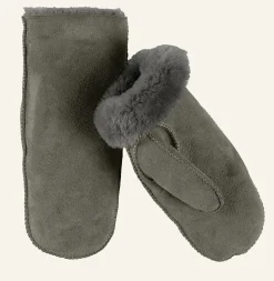 Wooly nahkakäsineet oliivinvihreä