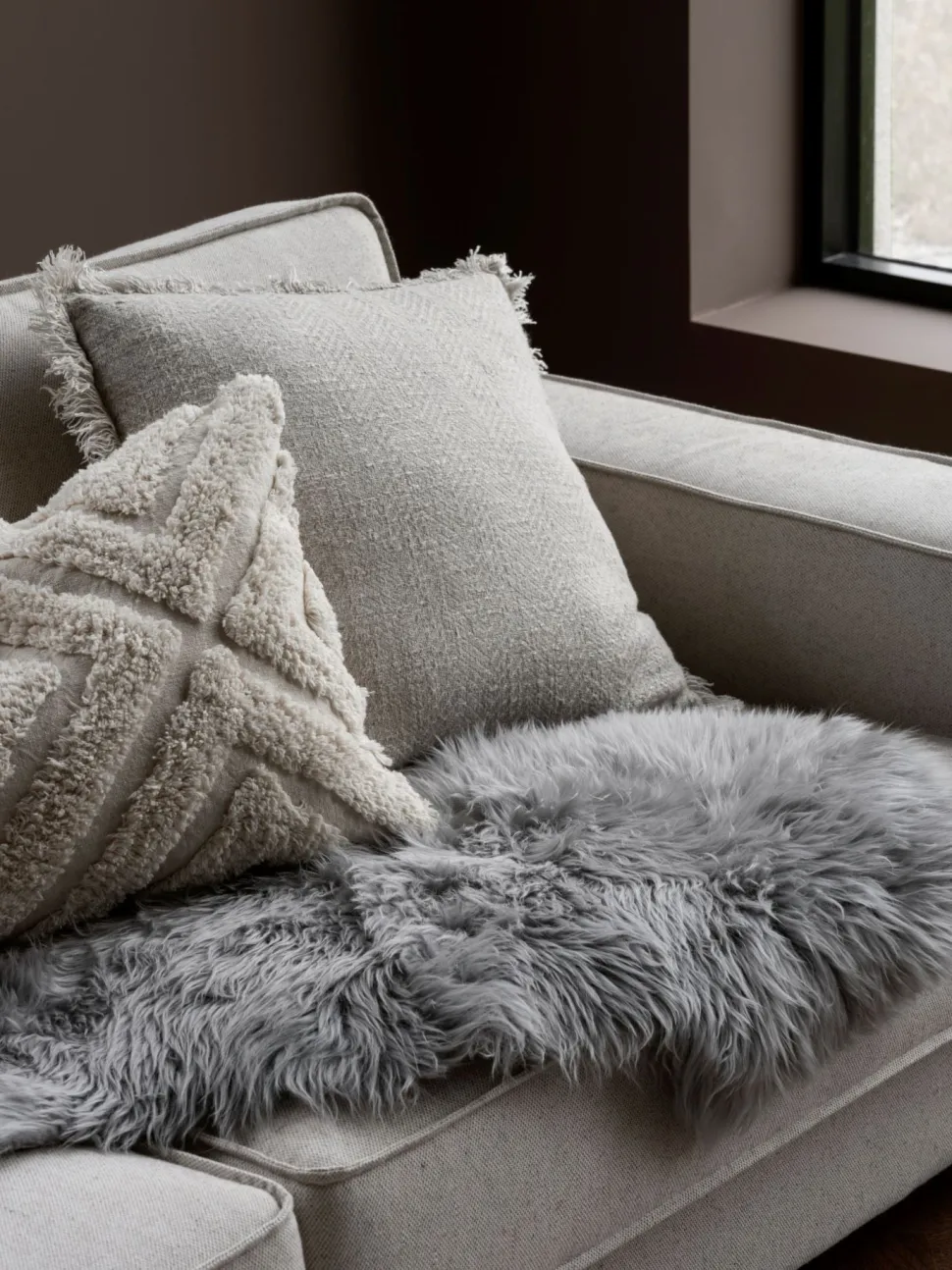 Ziggy koristetyynynpäällinen luonnonvalkoinen